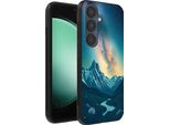 Smartphonica Custodia Per Telefono Adatta A Samsung Galaxy S23 Fe Con Impronta Del Cielo Stellato - Custodia Backcover In Tpu Con Design Spaziale E A Forma Di Via Lattea