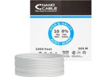 Cavo Rigido Utp RJ45 Di Categoria 6 Nanocable 10.20.0504 305 M