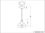 Lampadario Led Trio Tr 349400157 Aldea E14 10 W Bianco
