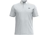 Under Armour Golf Drive Chill Printed Kurzarm-Poloshirt Grau L Herren Grau L