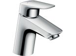 Hansgrohe Logis 70 Miscelatore Per Lavabo Con Scarico In Metallo, Cromo
