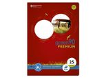 Ursus Green 040784025 Heft - LIN25, A4, 32 Blatt, 90 G/Qm, 9 Mm Liniert Mit Randlinien