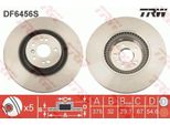 2X Disco Freno Trw DF6456S Adatto A MERCEDES-BENZ Classe M (W164) Gl (X164)
