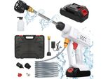 Idropulitrice Portatile A 2 Batterie 300W - Tubo Da 5 M Per La Pulizia Dell'auto Pulizia Dell'auto Irrigazione Del Giardino