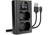 Cellonic Caricatore Doppio NP-W235 Smart E Veloce Compatibile Con Caricabatterie Dual Di Ricarica