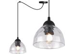 Lampada A Sospensione Spider Venice A 1 Luce Con Paralume In Vetro Trasparente E27