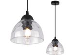 Lampada A Sospensione Venice A 1 Luce Con Paralume In Vetro Trasparente E27