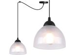 Lampada A Sospensione Spider Venice A 1 Luce Con Paralume In Vetro Opalino E27