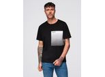 T-Shirt In Cotone Con Stampa Grafica Nera Xxl