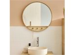 Specchio Rotondo In Rovere Nesto 60X60Cm
