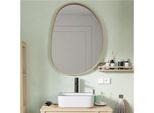 Specchio In Rovere Ciottolo Malo