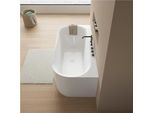 Vasca Da Bagno Forma 170Cm In Acrilico Bianco Da Parete