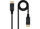 Displayport 1.2 4K Nanocable 10.15.2305/ Displayport Maschio - Displayport Maschio/ 5M/Nero