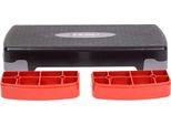 Piattaforma Per Step Aerobico, Nero/Rosso, Altezza Regolabile