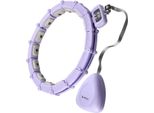 Hula Hoop Magnetico Con Peso E Contatore, Viola