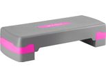 Stepper Aerobico, Altezza Regolabile, Grigio/Rosa
