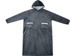Vidaxl Felpa Con Cappuccio Blu Navy L In Pile E Flanella