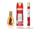 Ameerat Al Arab Confezione Combinata Da 3 Pezzi: Lattafa Ameerat Al Arab 50ML Eau De Parfum Per Donna+Sultan Al Waha Ameerat Al Arab 35ML+ Spray Profumato 200ML