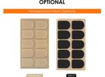 10Pcs Clarinet Mouthpiece Cushions Mouthpiece Patches Clarinet Mouthpiece Pads Cushion Pads Per Clarinet Head