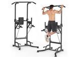 Homefitnesscode Stazioni Di Forza, Stazione Per Dip Multifunzionale Regolabile In Altezza, Barra Per Pull-Up Fino A 150 Kg
