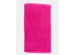 Towel City TC013 | Asciugamano Da Golf / Occhiello Integrato Con Gancio / 30 X 50 Cm - Colore: Fucsia - Dimensioni: 30 X 50 Cm