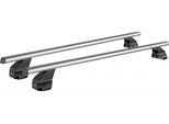 Menabo Omega | Portapacchi - Fiat Doblo Ii 5 Porte 2010-2015 - Argento - Alluminio - Lunghezza 130 Cm - Portapacchi Fiat - Omologato Tuv & Iso