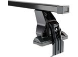 Menabo Omega | Portapacchi - Toyota Corolla Hatchback (E120) 5 Porte 2002-2007 - Argento - Alluminio - Lunghezza 112 Cm - Portapacchi Toyota - Omologato Tuv