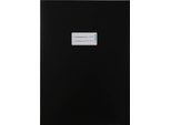 10X Herma 19745 Cartelle Di Protezione Per Libretti In Cartone A4 Nero