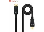 Cavo Displayport Nanocable 10.15.2501 Nero 1,5 M (1,5 M)