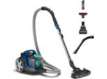 Philips Aspirapolvere Senza Sacco Serie 5000, Spazzola Turbo, 99,9% Di Raccolta Della Polvere, 900 W, Blu (FC9557/09)