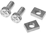 Viti Per Terminali Batteria Tec, M5X13 Mm, Con Dadi 10X7 Mm, Set