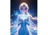 Pittura Per Numeri Disney Iceberg Elsa Dipinti 40X50 Cm