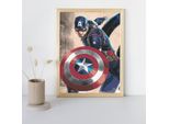 Pittura Picturing By Numbers - Capitan America Marvel 40X50 Cm