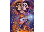 Pittura Da Numeri Con Telaio Pittura Disney Coco 40X50 Cm
