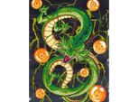 Pittura Con I Numeri Dragon Ball Shenron 40X50 Cm