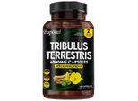 Tribulus Terrestris 6000Mg + Ashwagandha (120 Capsule) Integratore Alimentare, Energia, Forza, Concentrazione, Cervello, Stress, Ansia, Sistema Immunitario