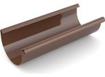 Bryza Gutter, Grondaia In Plastica Ø 100 Mm, Lunghezza 2 M, Marrone Ral 8017