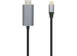 Aisens - Cavo Convertitore Da Usb-C A Hdmi Nero, 0,8M