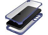 Avizar, Custodia 360° Per Galaxy S23 Hybrid Resistente Agli Urti E Agli Impatti, Blu
