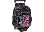 Zaino Scuola Con Ruote Monster High Black 28 X 34 X 10 Cm