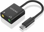 Scheda Audio Aisens A109-0767/ USB-C Maschio - 2Xjack 3,5 Femmina