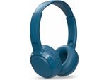 Spc Heron 2 Studio - Cuffie Bluetooth Senza Fili | Eco | Funzionamento A Batteria Per 50 Ore | Due Connessioni Simultanee | Microfono Incorporato | Regolabili E Pieghevoli, Blu, Plastica Riciclata
