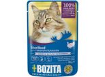 Cibo Per Gatti Bozita Trozos Esterilizados En Gelatina Con Pavo 85 G