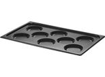 Vassoio Per Uova, Con Rivestimento Antiaderente Convectomat Eggplate, Hendi, Gn 1/1, Nero, 530X325X(H)26Mm