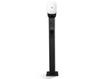 Supporto Wallbox Per Huawei - Supporto In Metallo Per 1 Stazione Di Ricarica, Resistente Alle Intemperie E Verniciato A Polvere, Altezza 149 Cm, Nero