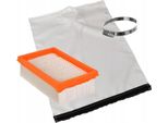 Filtro E Sacchetto Raccoglipolvere Riutilizzabile E Lavabile Per Aspirapolvere Karcher Wd WD4 WD5 WD6 Con Chiusura A Cerniera (Sostituisce Il Codice Articolo 2.863-006.0)