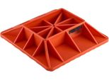 Cric Fuoristrada Rosso 3175,2 Kg - Base Per Cric Ad Alto Sollevamento Con Supporto Per Maniglia - Per Martinetti Per Impieghi Gravosi