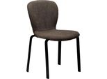 (Set Di 2) Sedia Da Pranzo Heap Dan-Form Bouclé Marrone.
