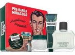 Proraso Kit Da Barba Per Uomo Crema Pre-Barba Rinfrescante E Tonificante Tubo Di Crema Da Barba E Balsamo Dopobarba In Barattolo Vintage Gino Tutti I Tipi Di Pelle