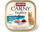 Animonda Carny Adult Country Poulet, Dinde & Truite 100Gx32